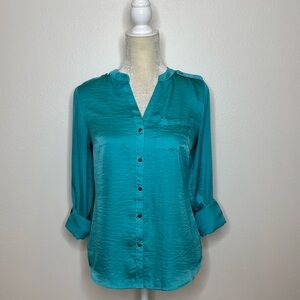 The Limited XS Button Down Blouse Shirt